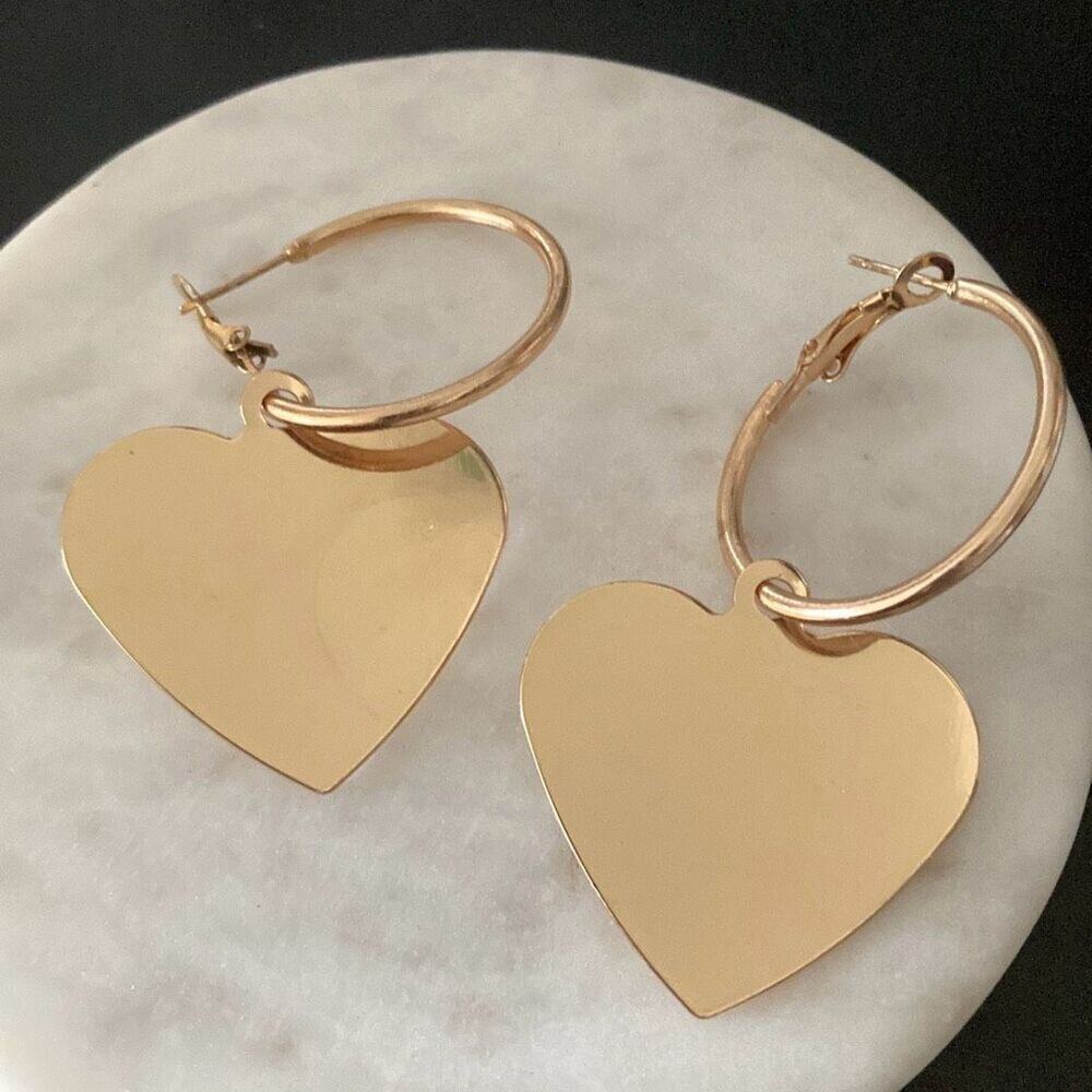 Hoop Earrings heart